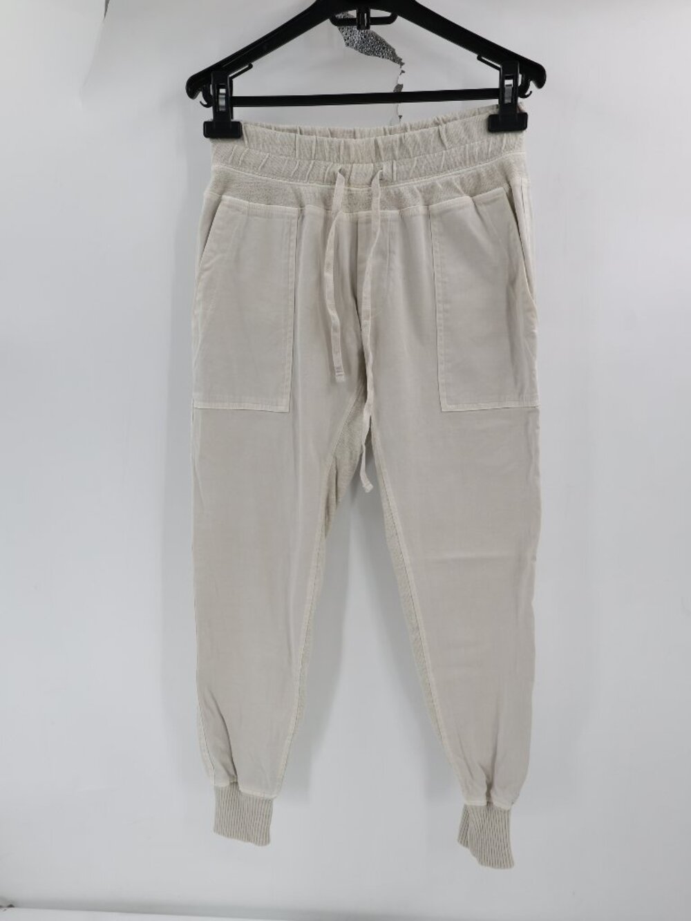 Standard James Perse Pants Women 1 Mixed Media Joggers Drawstring Pockets lounge